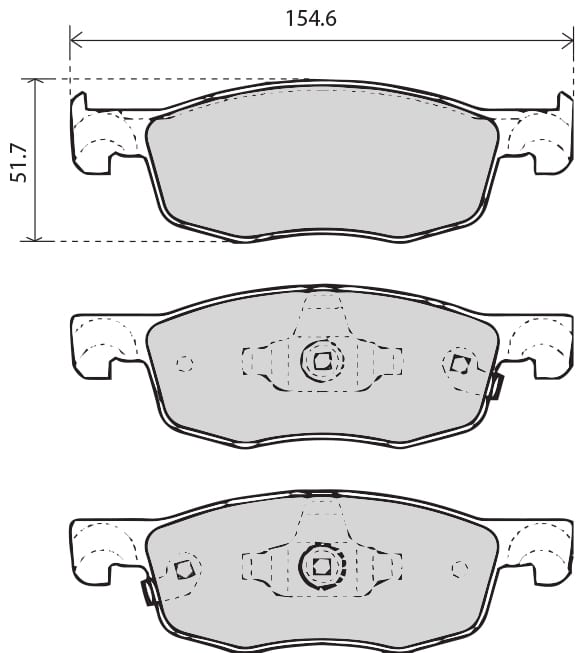 Pad shape image
