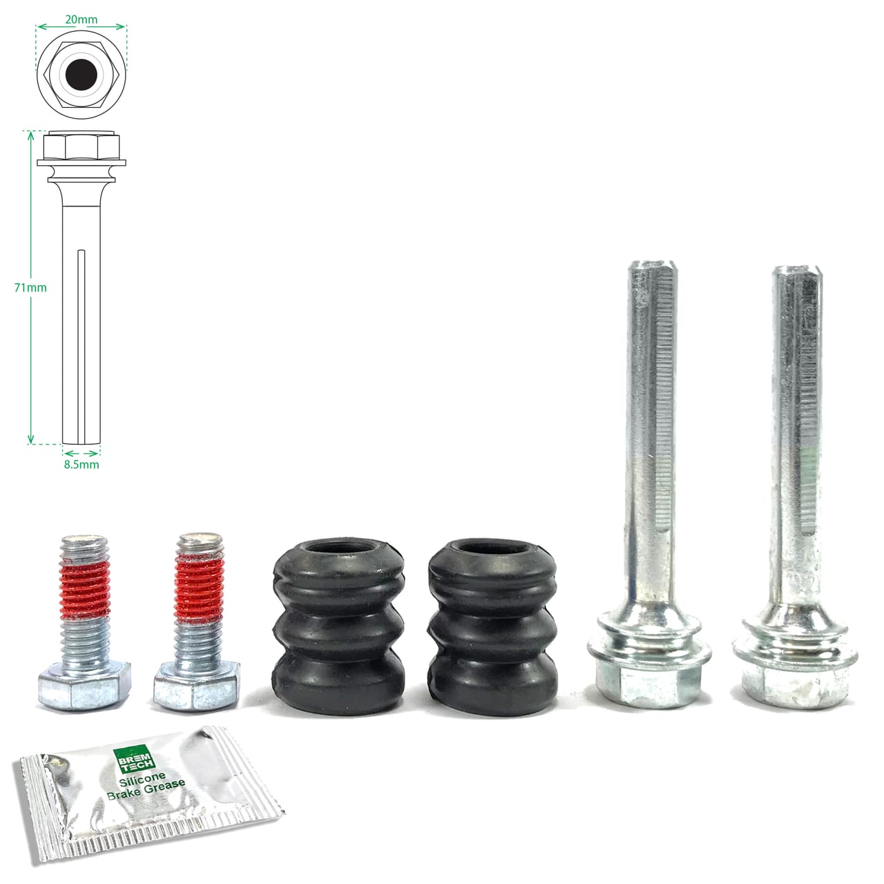 CALIPER GUIDE KIT EACH