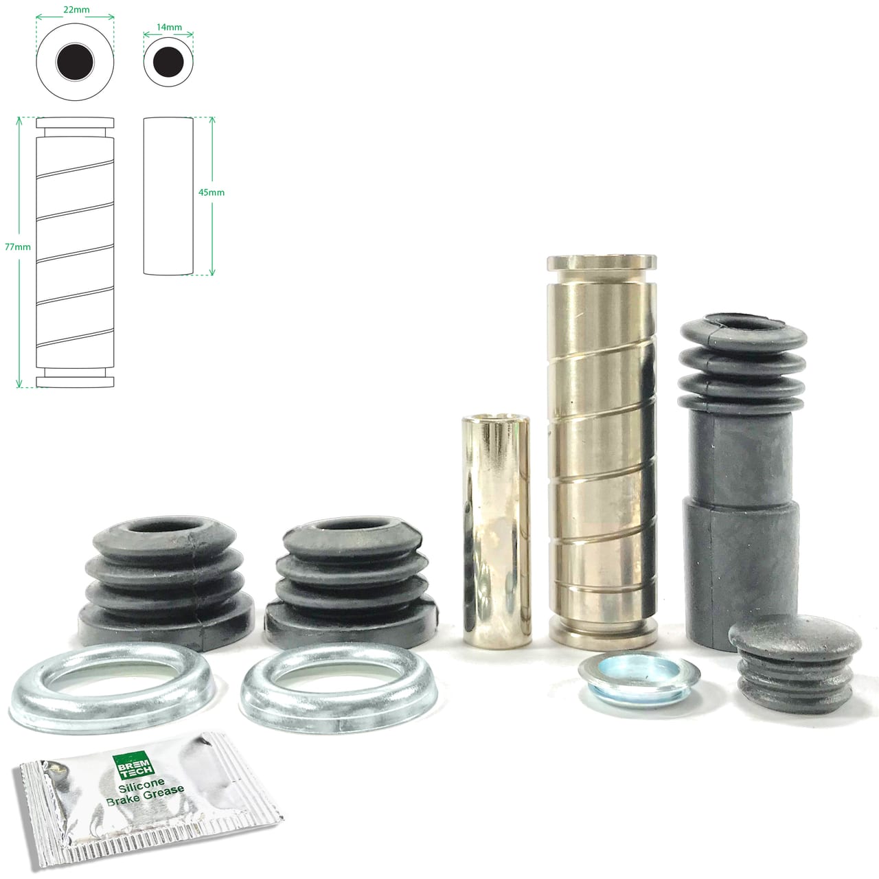 CALIPER SLIDER KIT EACH