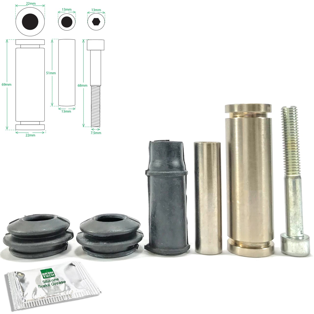 CALIPER FITTING KIT EACH