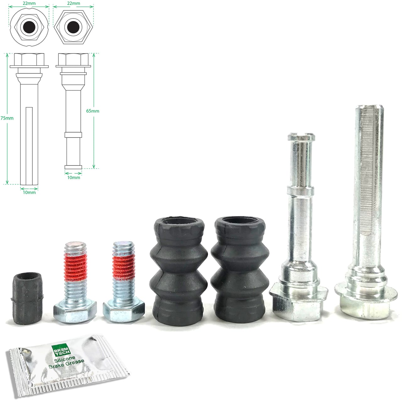 CALIPER GUIDE KIT EACH