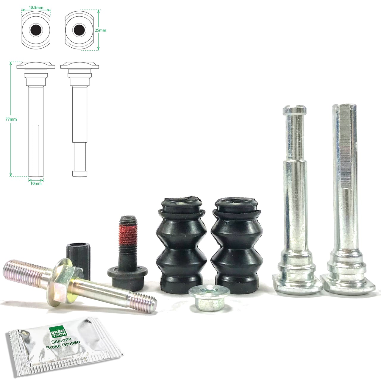GM CALIPER FITTING KIT X1