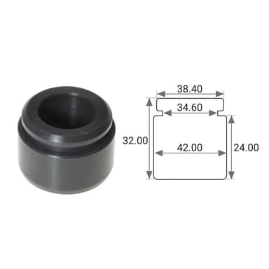 42mm STEEL PIST ON EACH