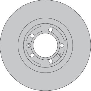 VENTED BRAKE DISC EACH