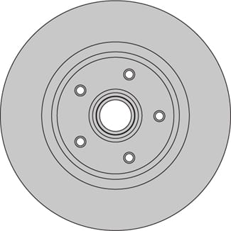 VENTED BRAKE DISC EACH