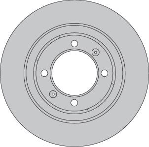 SOLID BRAKE DISC EACH
