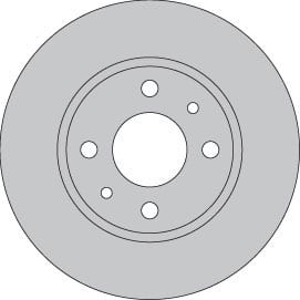 VENTED BRAKE DISC EACH