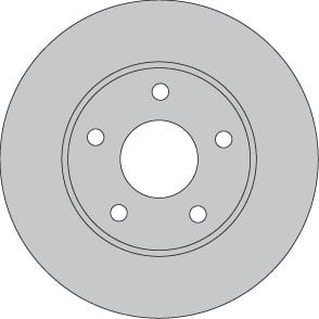 VENTED BRAKE DISC EACH