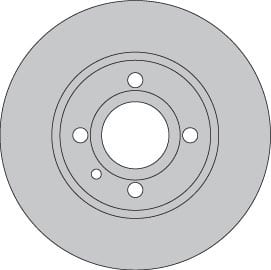 VENTED BRAKE DISC EACH