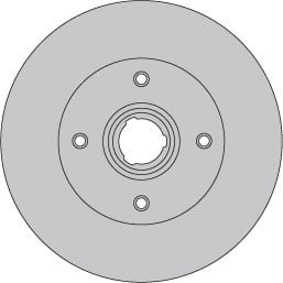SOLID BRAKE DISC EACH