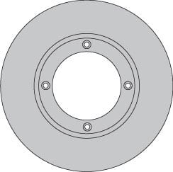 SOLID BRAKE DISC EACH