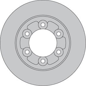 VENTED BRAKE DISC EACH
