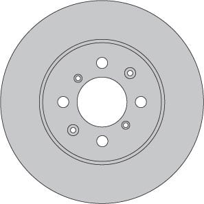 VENTED BRAKE DISC EACH