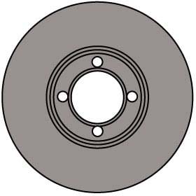 SOLID BRAKE DISC EACH