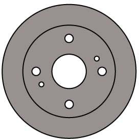 SOLID BRAKE DISC EACH