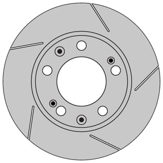 L/H VENTED BRAKE DISC