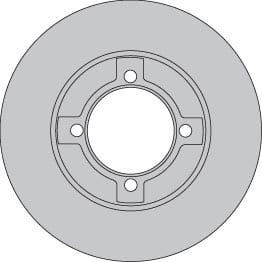 VENTED BRAKE DISC EACH