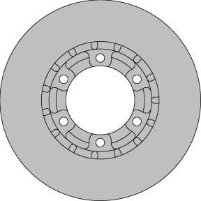 VENTED BRAKE DISC EACH