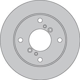 VENTED BRAKE DISC EACH