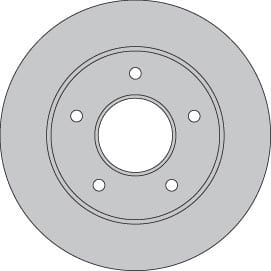 VENTED BRAKE DISC EACH