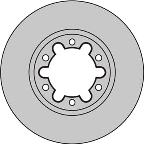 SOLID BRAKE DISC EACH