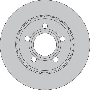 VENTED BRAKE DISC EACH