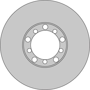 VENTED BRAKE DISC EACH