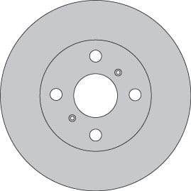 VENTED BRAKE DISC EACH