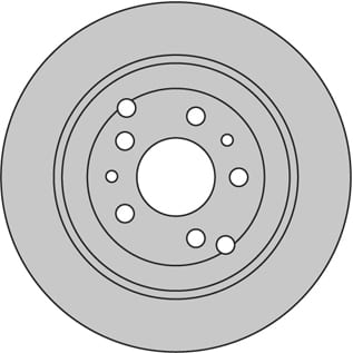 VENTED BRAKE DISC EACH