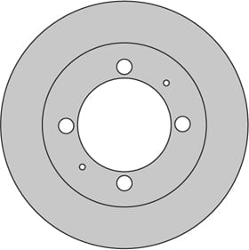 VENTED BRAKE DISC EACH
