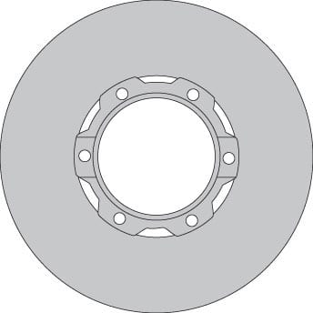 VENTED BRAKE DISC EACH