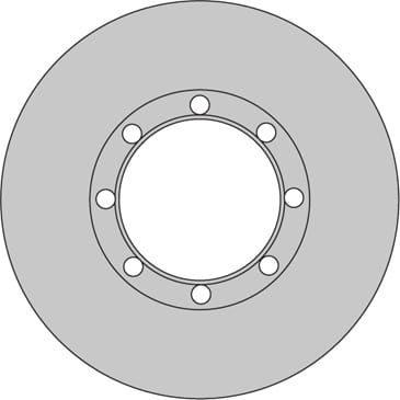 VENTED BRAKE DISC EACH