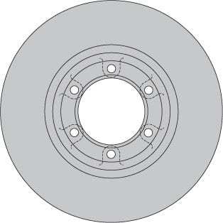 VENTED BRAKE DISC EACH