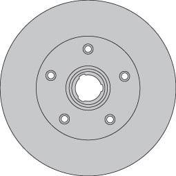 SOLID BRAKE DISC EACH