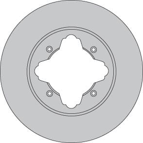 VENTED BRAKE DISC EACH