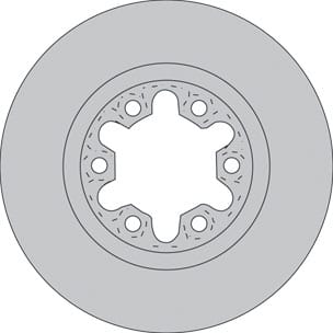 VENTED BRAKE DISC EACH
