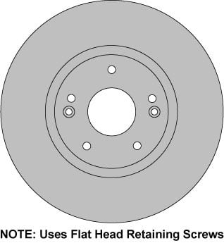 VENTED BRAKE DISC EACH