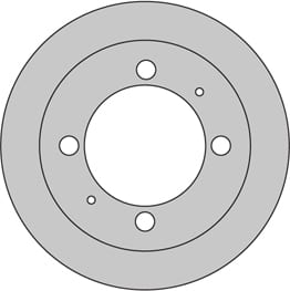 SOLID BRAKE DISC EACH