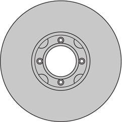 SOLID BRAKE DISC EACH