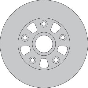 VENTED BRAKE DISC EACH