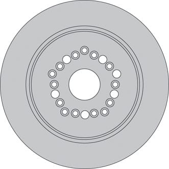 VENTED BRAKE DISC EACH
