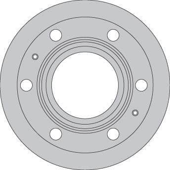 VENTED BRAKE DISC EACH