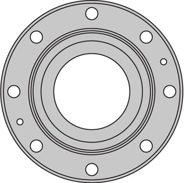 VENTED BRAKE DISC EACH