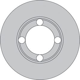 SOLID BRAKE DISC EACH