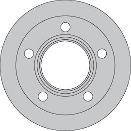 SOLID BRAKE DISC (EACH)