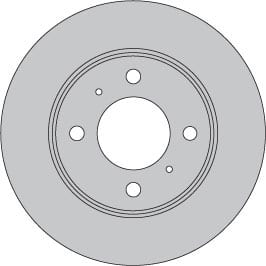 SOLID BRAKE DISC EACH