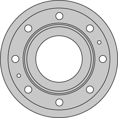 VENTED BRAKE DISC (EACH)
