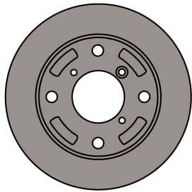 SOLID BRAKE DISC EACH
