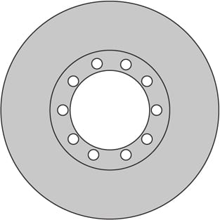 VENTED BRAKE DISC EACH