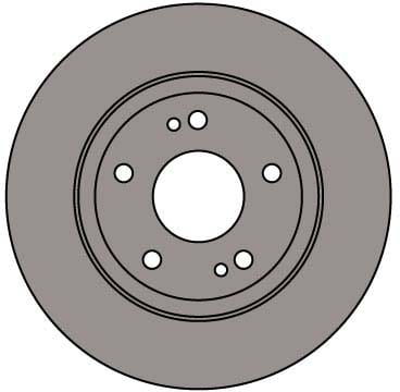 VENTED BRAKE DISC EACH